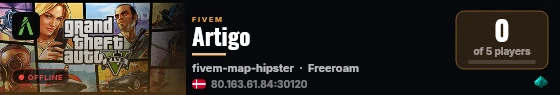 Artigo live status badge