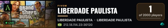 LIBERDADE PAULISTA live status badge