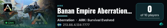 Banan Empire Aberration - (v361.4) live status badge