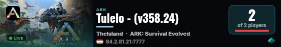 Tulelo - (v358.24) live status badge