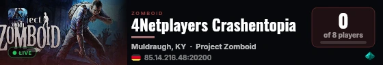 4Netplayers Crashentopia live status badge