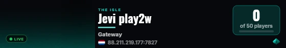 Jevi play2w live status badge