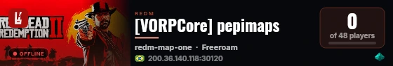 [VORPCore] pepimaps live status badge