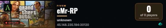 eMr-RP live status badge