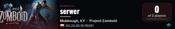 serwer live status badge