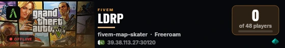 LDRP live status badge