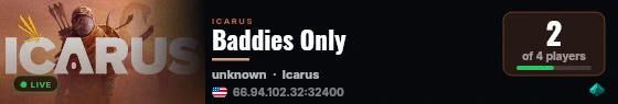 Baddies Only live status badge