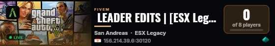  LEADER EDITS | [ESX Legacy] live status badge