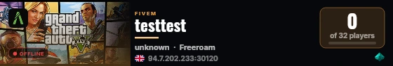 testtest live status badge