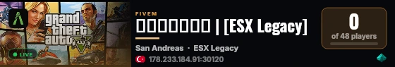 مقاطعات | [ESX Legacy] live status badge