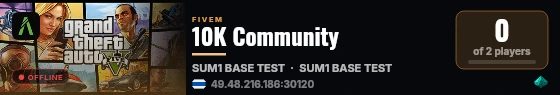10K Community live status badge