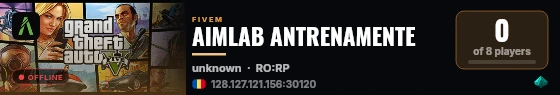 AIMLAB ANTRENAMENTE live status badge