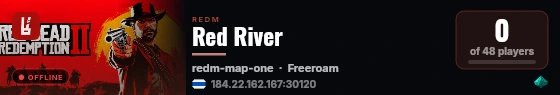 Red River live status badge