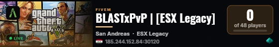 BLASTxPvP | [ESX Legacy] live status badge