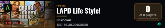 LAPD Life Style! live status badge