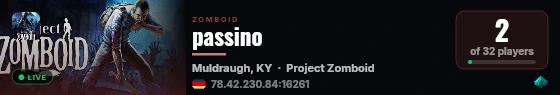 passino live status badge
