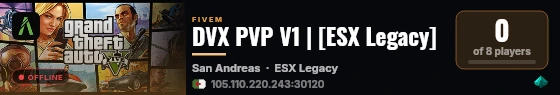 DVX PVP V1 | [ESX Legacy] live status badge