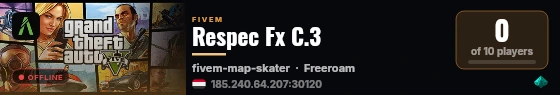 Respec Fx C.3 live status badge