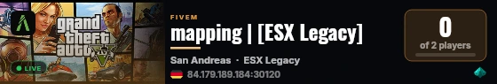 mapping | [ESX Legacy] live status badge