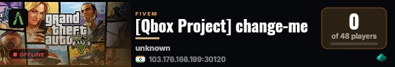 [Qbox Project] change-me live status badge