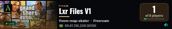 Lxr Files V1 live status badge