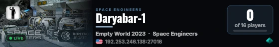 Daryabar-1 live status badge