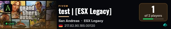 test | [ESX Legacy] live status badge