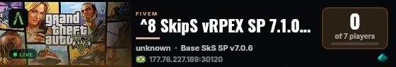  ^8 SkipS vRPEX SP 7.1.0 - ^1RED Edition live status badge