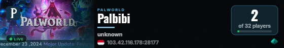 Palbibi live status badge