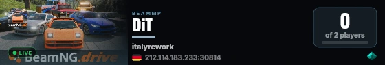 DiT live status badge