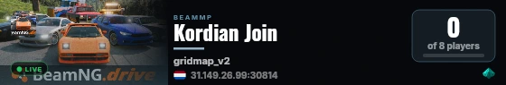 Kordian Join live status badge