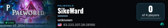 SikeWard live status badge