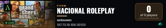 NACIONAL ROLEPLAY live status badge