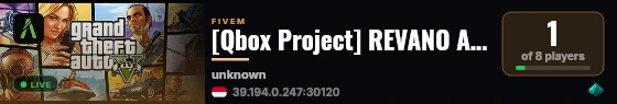 [Qbox Project] REVANO ASU live status badge
