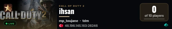 ihsan live status badge