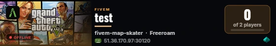 test live status badge