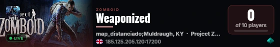 Weaponized live status badge