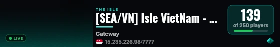 [SEA/VN] Isle VietNam - Gacha SV3 - Discord.gg/islevietnam live status badge