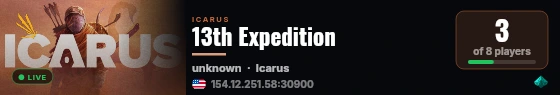 13th Expedition live status badge