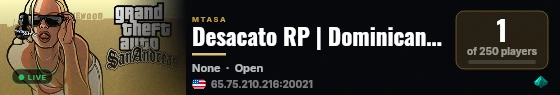 Desacato RP | Dominicano | Semi Rol | live status badge