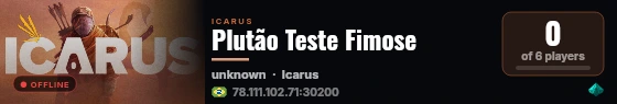 Plutão Teste Fimose live status badge