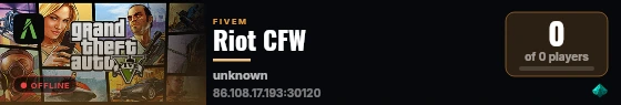 Riot CFW live status badge