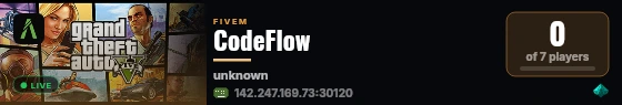 CodeFlow live status badge