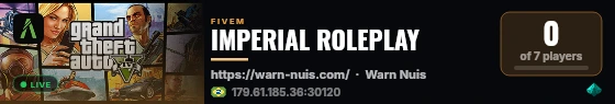 IMPERIAL ROLEPLAY live status badge