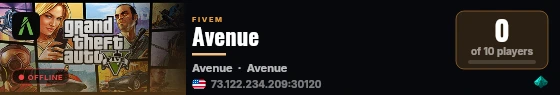 Avenue live status badge