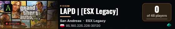 LAPD | [ESX Legacy] live status badge