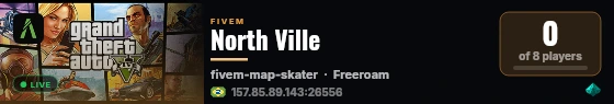 North Ville RP live status badge