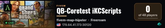 QB-Coretest iKCScripts live status badge