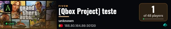 [Qbox Project] teste live status badge
