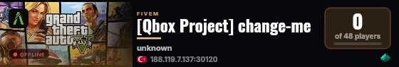 [Qbox Project] change-me live status badge